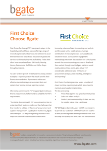 First Choice Choose Bgate