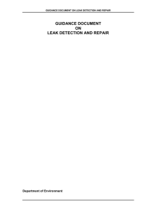 guidance document on leak detection and repair