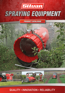 spraying equipment