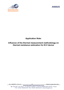 AN0025-Influence of thermal measurement methodology on