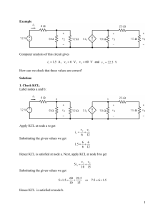 currents and voltages