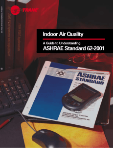 Indoor Air Quality ASHRAE Standard 62-2001