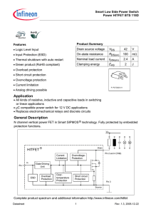 BTS118 Green Datasheet