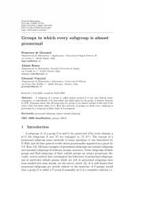 Groups in which every subgroup is almost pronormal
