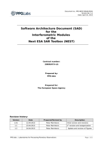 Software Architecture Document