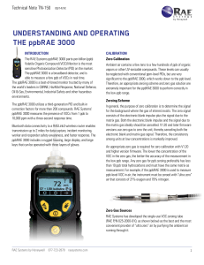 Understanding and Operating the ppbRAE 3000
