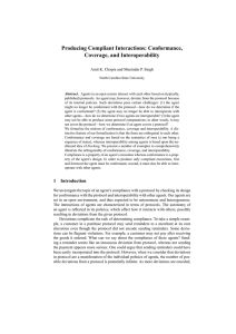 Conformance, Coverage, and Interoperability