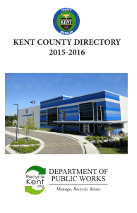 KENT COUNTY DIRECTORY 2015-2016