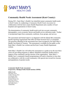 Kent County - Mercy Health Saint Mary`s