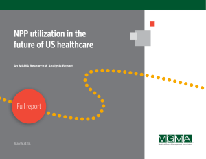 NPP utilization in the future of US healthcare
