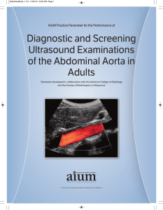 Diagnostic and Screening Ultrasound Examinations of the
