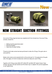 new stright suction fittings