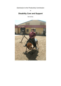 Submission 111 - Bob Buckley - Disability Care and Support