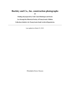 Buckley and Co., Inc. construction photographs