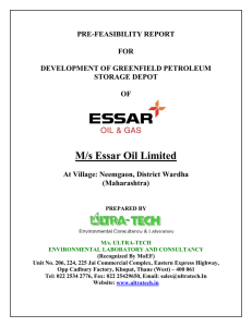 M/s Essar Oil Limited - Environmental Clearances