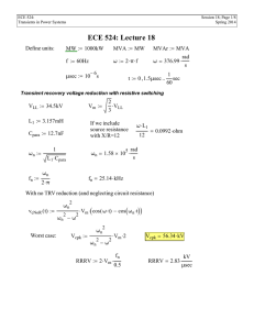 TRV examples with upates shown in class