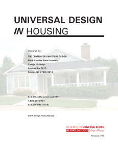 Universal Design Features in Houses