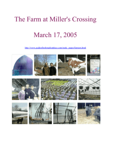 Read more - Farm at Miller`s Crossing