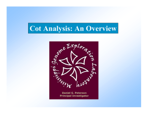 Cot Analysis: An Overview