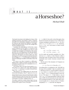 What Is a Horseshoe?, Volume 52, Number 5