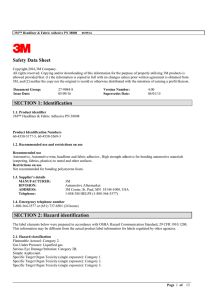 Safety Data Sheet SECTION 1