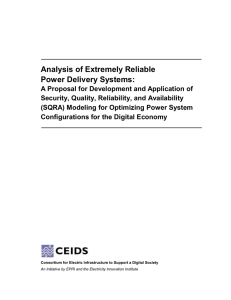 Analysis of Extremely Reliable Power Delivery Systems (Adobe