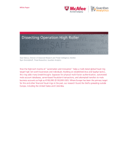 Dissecting Operation High Roller