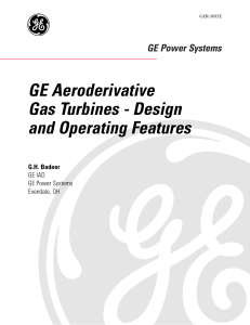 GER-3695E - GE Aeroderivative Gas Turbines: Design
