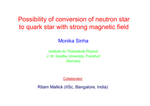Possibility of conversion of neutron star to quark star with strong
