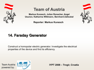 Faraday Generator