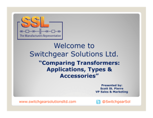 Welcome to Switchgear Solutions Ltd.