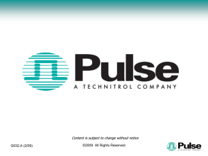Pulse Current Sense - Rogowski Coil