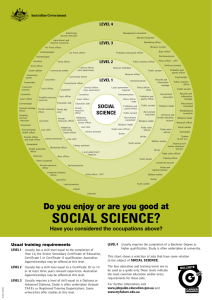 SOCIAL SCIeNCe? - Department of Education and Training