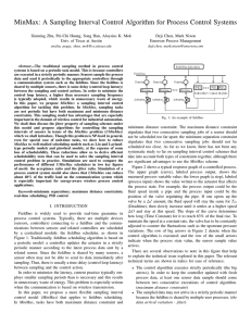 A Sampling Interval Control Algorithm for Process Control Systems
