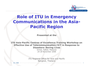 ITU Regional Presence in Asia and the Pacific