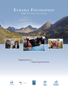 2008 Annual Report - Eurasia Foundation