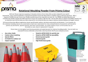 Rotational Moulding Powder From Prisma Colour