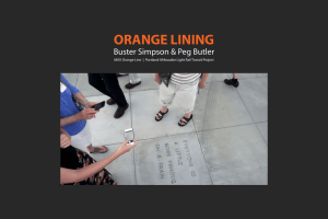 orange lining - Buster Simpson