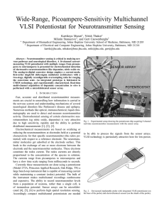 Wide-Range, Picoampere-Sensitivity Multichannel VLSI Potentiostat