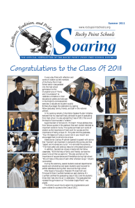 Congratulations to the Class Of 2011!
