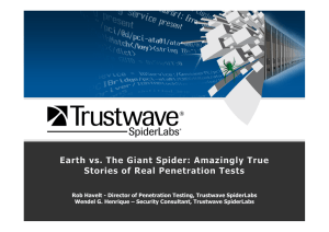 Spider: Amazingly True Stories of Real Penetration Tests