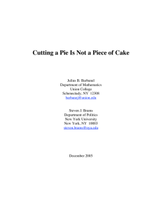 Cutting a Pie Is Not a Piece of Cake