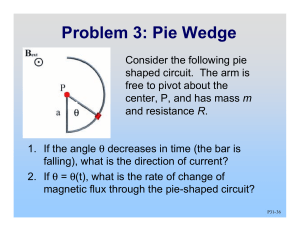 Problem 3: Pie Wedge