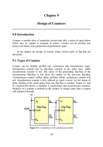 Chapter 9 Design of Counters