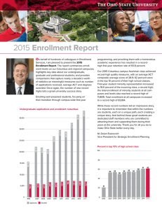 2015 Enrollment Report