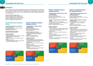Embedded OS Services Embedded OS Services