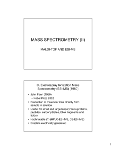 Mass Spectrometry 2