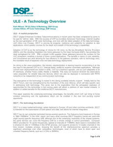 ULE - A Technology Overview