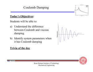 Coulomb Damping - Rose