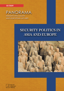 Security Politics in Asia and Europe - Konrad-Adenauer